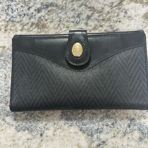 Vintage Mark Cross Black Wallet